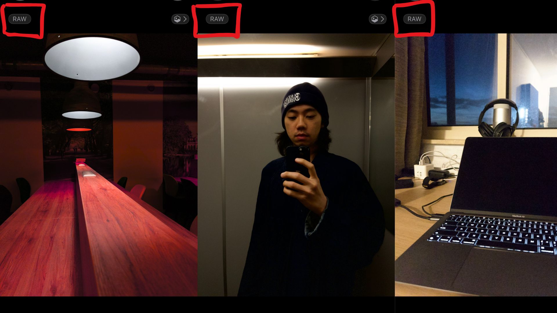 JustRaw Camera Preview
